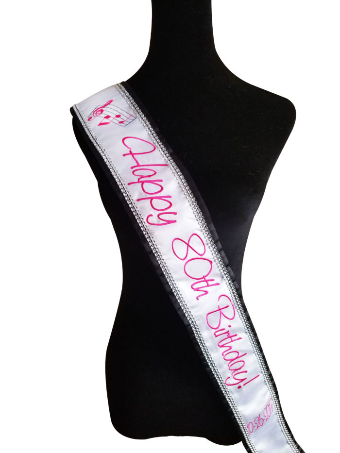 Cheap Custom Sashes Personalized Sash Embroidered Sashes The Sash Spot