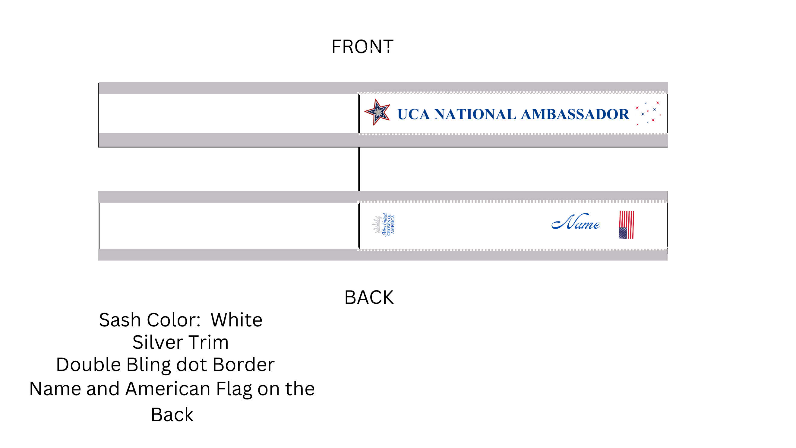 Patriotic Edition National Ambassador Sash (1)